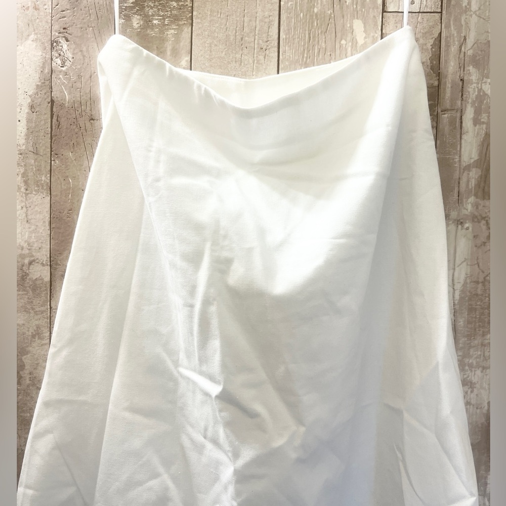 Commense Cotton & Linen Solid Maxi Skirt - Picture 9 of 13